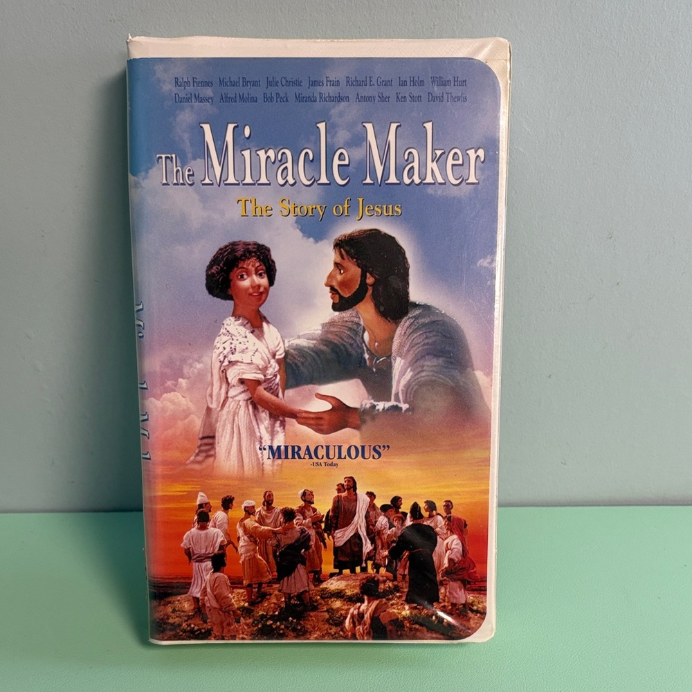 Alliance Atlantis The Miracle Maker The Story of Jesus VHS Tape, Movie Rated PG